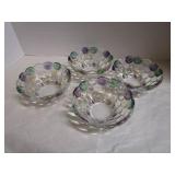 Multi Color Bubble Glass Bowls