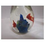 Paperweights: Cat, Fish