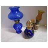 Cobalt Lamp & Diffuser, Mini Oil Lamp