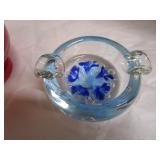 Ashtrays: Murano?, Reddish Orange
