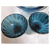 Art Glass & MCM Pedestal Compotes