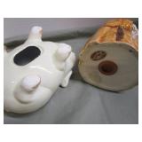 Banks, Ceramic Pig & Monk