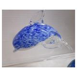 Paperweights: Dolphin, Millefiori