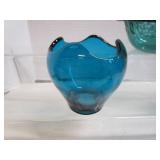 Shades of Blue Glass