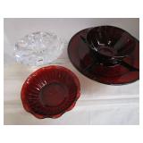 Cranberry Relish, Dish, Candle Holder