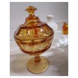 Amber, Fenton, Milk Glass