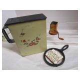 Antique Cereal, Nut Chopper, Trivet