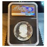 Extraordinary High Relief 2021 Canada 1oz .9999 Buffalo, Hand Signed, NGC PF 70 Ultra Cam 1 of 672