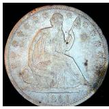 1860-O Seated Half Dollar, Poss WB-8, Rarity 4 (76-200 known), VG/VG+, Details