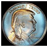 BU Trump 45th President 1oz .999 Silver Round, 1st Term in Office