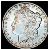 Better Date XF+ 1896-O Morgan Silver Dollar, Impaired Luster