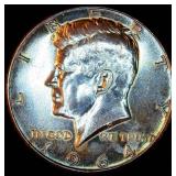 BU 1964 Kennedy Half Dollar Toner, Proof-Like Luster