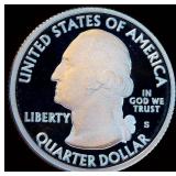 .999 Silver Proof 2019 ATB Quarter - San Antonio, 2 of 5 in the Series, Mint Fresh