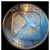 1 oz .999 NW Territorial Mint Pan American Round