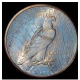 AU 1922-S Silver Peace Dollar, Muted Luster