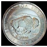 2015 1.25oz .9999 Silver Canada $8 Bison