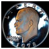 Uncirculated 1978-S Clad Proof Eisenhower Dollar