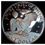 Uncirculated 1973-S Clad Proof Eisenhower Dollar