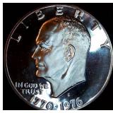 Uncirculated 1976-S T2 Clad Proof Eisenhower Dollar