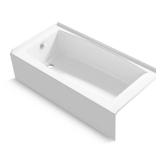 KOHLER Entity 30.25x60 White Bathtub (L)