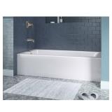 KOHLER Entity 30.25x60 White Bathtub (L)