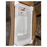 KOHLER Entity 30.25x60 White Bathtub (L)
