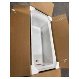 KOHLER Entity 30.25x60 White Bathtub (L)