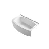 $1078 Expanse 60" RH Drain Alcove Bathtub White