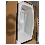 $1078 Expanse 60" RH Drain Alcove Bathtub White