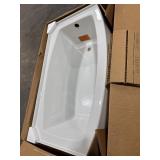 $1078 Expanse 60" RH Drain Alcove Bathtub White
