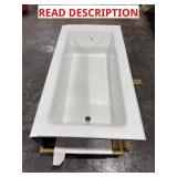 $1294 Kohler 60  x 32  Cast Iron Bath Tub