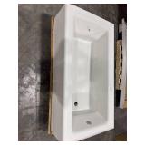 $1294 Kohler 60  x 32  Cast Iron Bath Tub