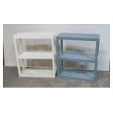 plastic shelves