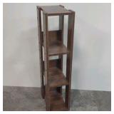 wooden shelf
