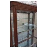 glass display case