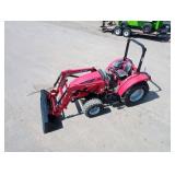 2024 Mahindra Model PST 2660 Compact MFWD Utility Tractor With Loader