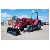 2024 Mahindra Model PST 2660 Compact MFWD Utility Tractor With Loader
