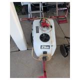 North Star Brand Tow Behind ATV Garden Tractor 12V Broadcast Sprayer With Wand