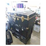 4 bins with misc cassettes, military bdu