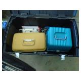 4 bins with misc cassettes, military bdu