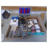 2 flats of misc electronics & etc. As shown. CASH ON SITE ONLY. PICKUP IS TUESDAY MAY 19TH FROM 11 AM TO 4 PM. REGARDLESS WHAT THE SCHEDULE STATES.