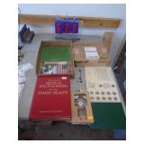 Flat with misc literature & collection coin book. As shown. CASH ON SITE ONLY. PICKUP IS TUESDAY MAY 19TH FROM 11 AM TO 4 PM. REGARDLESS WHAT THE SCHEDULE STATES.