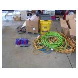 Misc electrical & air hose. As shown. Includes some sand blasting sand. CASH ON SITE ONLY. PICKUP IS TUESDAY MAY 19TH FROM 11 AM TO 4 PM. REGARDLESS WHAT THE SCHEDULE STATES.