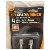 GearWrench 4-Piece Extension Set & 12-Piece SAE Hex Bit Socket Set - 3/8 in Drive