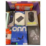 Onn, GE Roku Remote, Scosche Cables & Assorted Tech Accessories