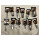 GearWrench Assorted Sockets - 1/4 in, 3/8 in, 1/2 in Drive, Deep & Torx
