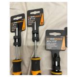 GearWrench Assorted Screwdrivers & 5/8 in Long-Pattern Combination Wrench