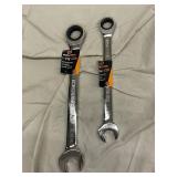 GearWrench Ratcheting Wrench Set - 1-1/16 in & 21 mm, 90T