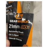 GearWrench Ratcheting Wrench Set - 1-1/16 in & 21 mm, 90T