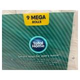 2 X Total Home Premium Bath Tissue - 9 Mega Rolls, Soft & Strong, Septic Safe